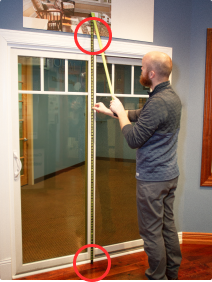 How to measure door height